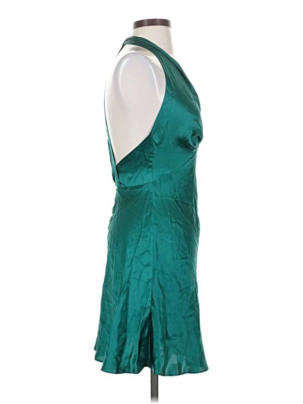 Vintage Victoria’s Secret Gold Label 100% Silk Halter Slip Dress | P (Small) - Picture 7 of 8
